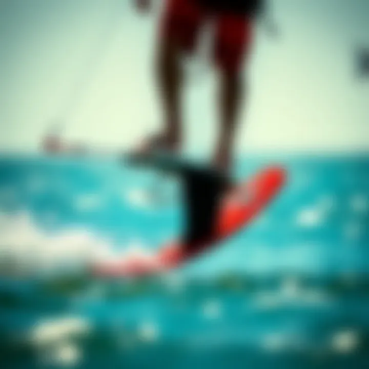 Slingshot hydrofoil showcasing its sleek design and aerodynamic features