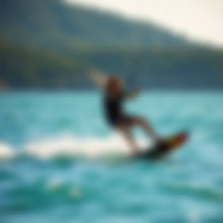 Versatile Riding with Carafino Hydrofoil Rider testing the Carafino hydrofoil in varying water conditions