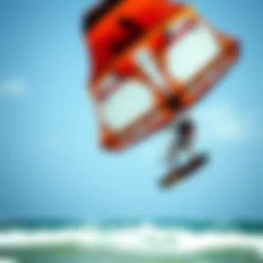 The Fusion of Tradition and Modern Technology An innovative kite showcasing advanced technology in kiteboarding