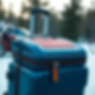 Dakine suitcase showcasing innovative design features