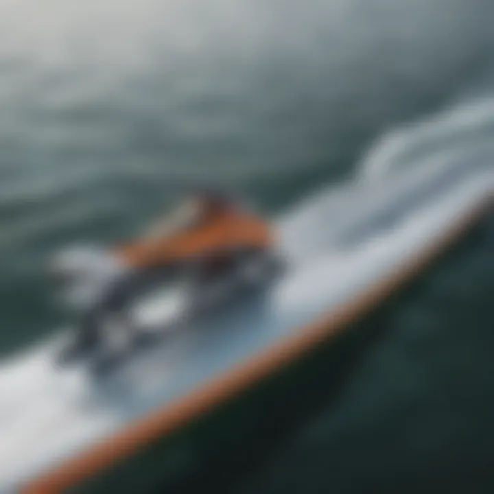 An array of hydrofoil components displayed neatly for selection guidance