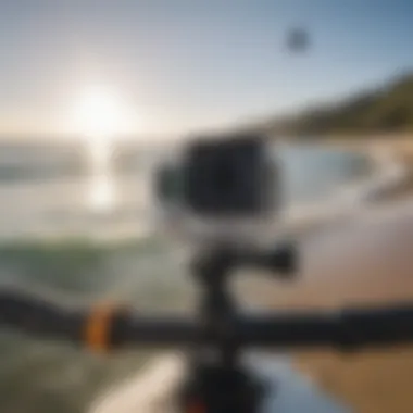 Different types of GoPro mounts for kitesurfing