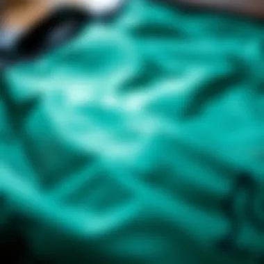 Durable Materials of the Mystic Board Bag Materials used in the Mystic Board Bag emphasizing durability