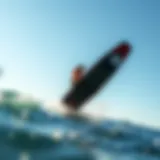 Starboard Freewing in Action Dynamic view of the Starboard Freewing in action on water