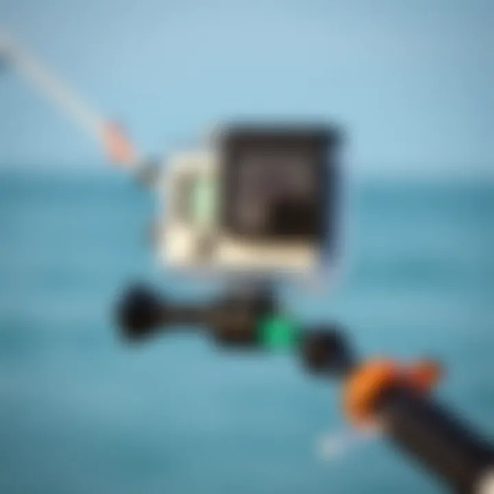 Innovative Kite Line Mount: A Game Changer for Kiteboarders A close-up of a kite line mount showcasing its design and functionality