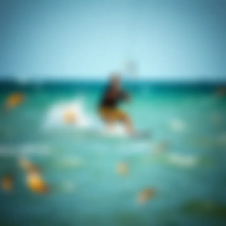 Rider Experience with Shorts Harness A rider using a shorts harness in action on the water