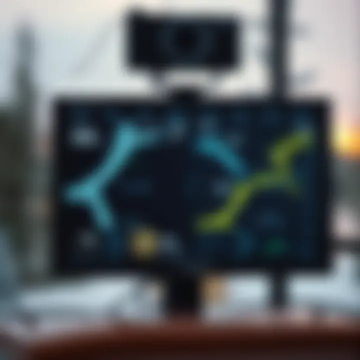 Understanding Weather Radar Data for Better Forecasting Weather radar data display on a screen