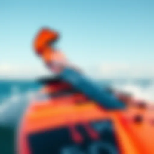 Intricate Design of Wing Crafts A close-up view of a wing craft showcasing its intricate design