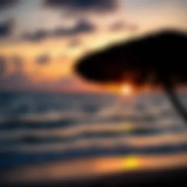 Breathtaking Sunset Over the Indian Ocean at Watamu Sunset over the Indian Ocean viewed from a beach in Watamu