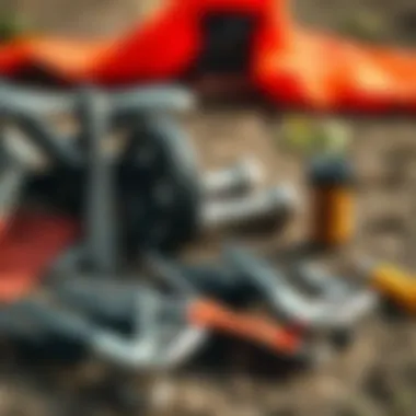 Maintenance Tips for Longevity of Fone Kites Essential maintenance tools and tips displayed for Fone kite upkeep