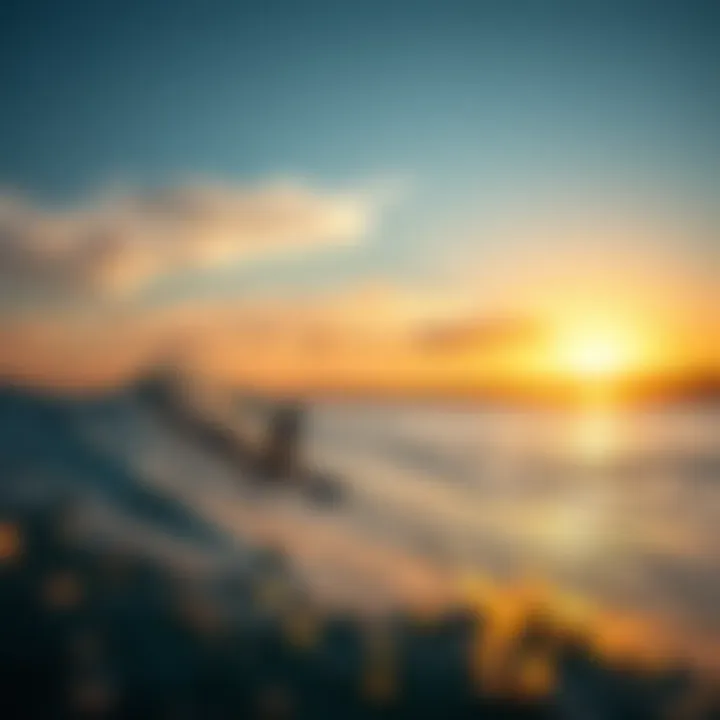 The Thriving Hydro Foil Surfing Community Scenic view of a hydro foil surfing community