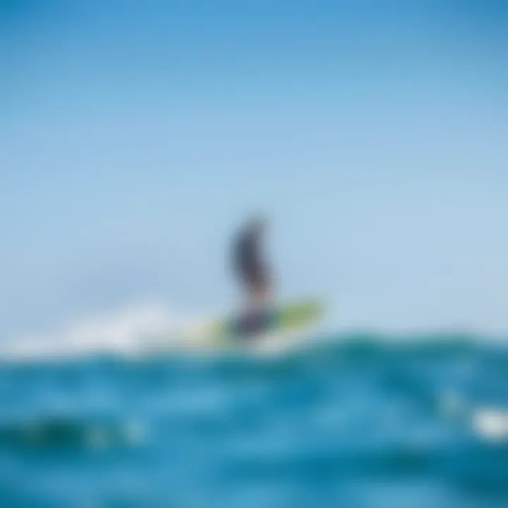 The Art of Hydro Foiling Hydro foil surfboard gliding above water