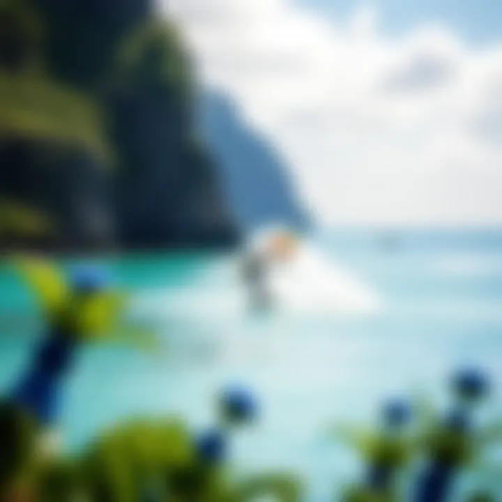 A serene windsurfing location ideal for hydrofoiling