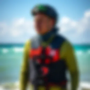 Expert Insight on Impact Vest Safety Features Expert kiteboarder discussing safety features of impact vests