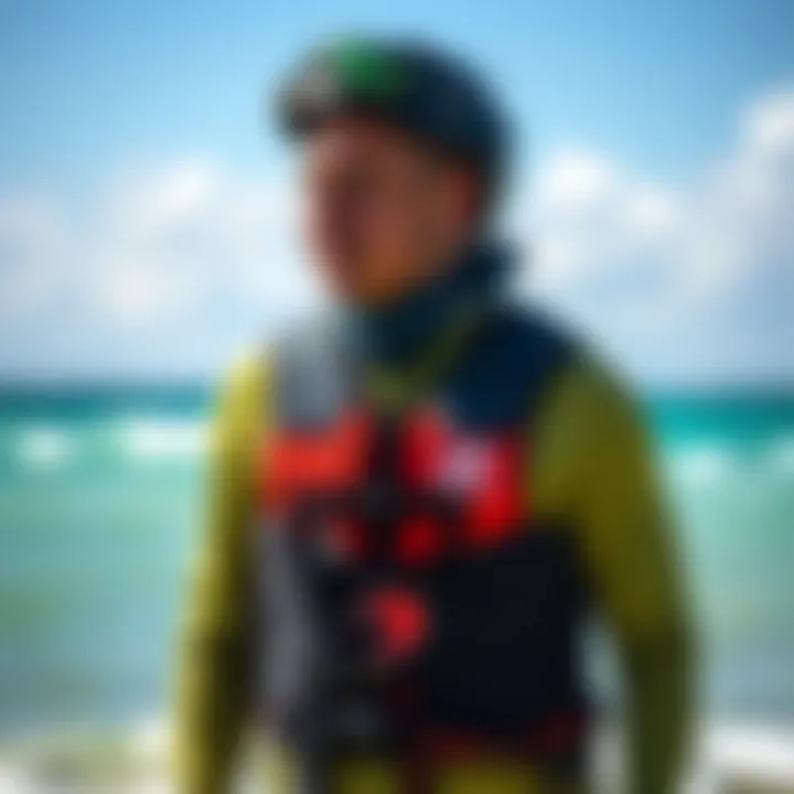 Expert Insight on Impact Vest Safety Features Expert kiteboarder discussing safety features of impact vests