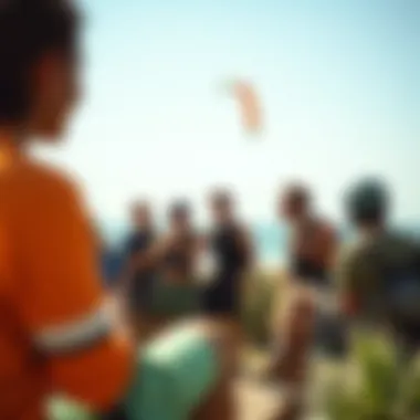 Kiteboarding community discussing insurance importance