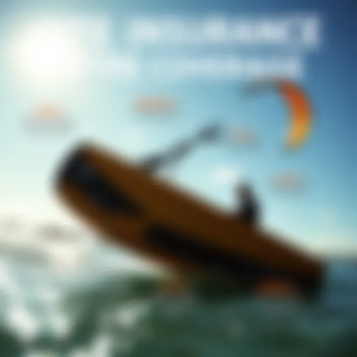Kite Surfing Insurance Coverage Infographic illustrating types of kite surfing insurance coverage