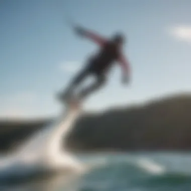 Dynamic Performance with Yulex Kiteboarder using Patagonia Yulex gear in action