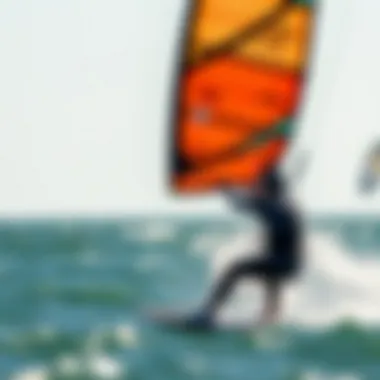 Performance of the Duotone SLS in Action Kiteboarder experiencing the performance of the Duotone SLS