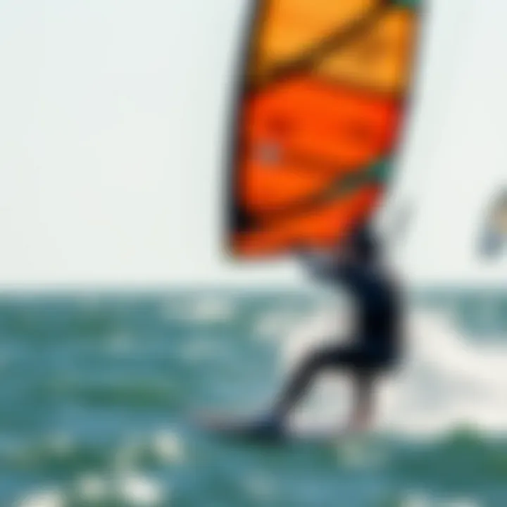 Performance of the Duotone SLS in Action Kiteboarder experiencing the performance of the Duotone SLS