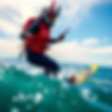 Environment showcasing varied conditions for kiteboarding