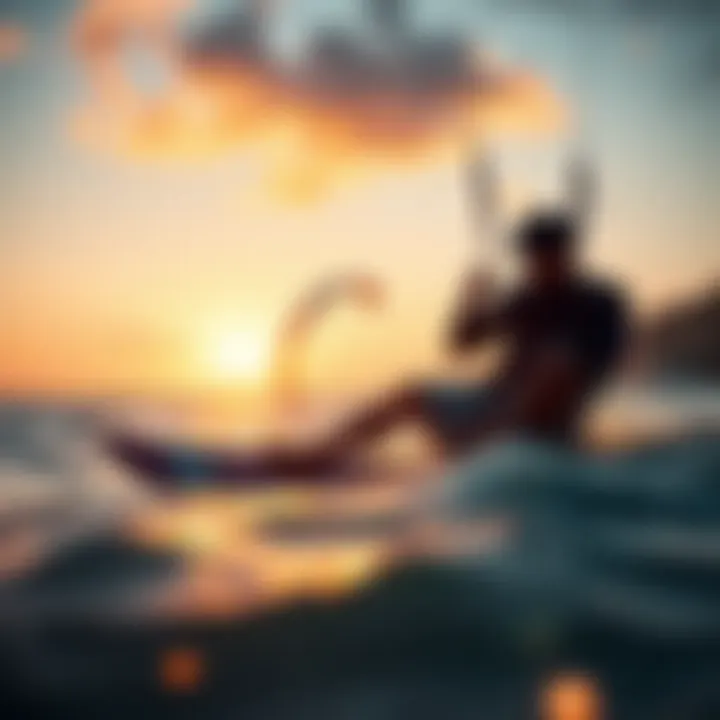 Next-Level Kiteboarding Gear for Experienced Riders Advanced kiteboarding equipment on the water