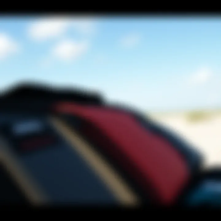 Travel Considerations for Board Bags A kitesurfing board bag packed for travel