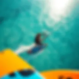 Kiteboarding above crystal-clear waters in Punta Cana