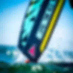 A close-up view of Liquid Force foil wings showcasing intricate design details