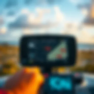 Understanding Local Weather Radar Radar screen displaying local weather patterns