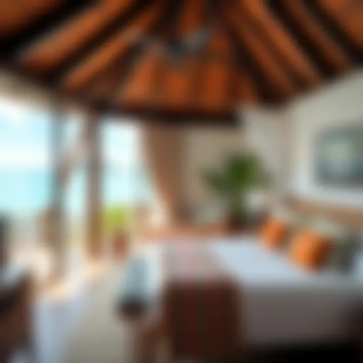 Luxurious accommodation at Sea Bay Resort with tropical decor