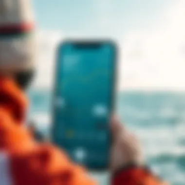 Understanding Wind Patterns with Wind Checker Real-time weather data displayed on a mobile app