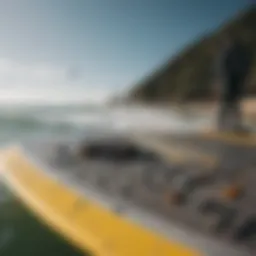 A Naish board showcasing advanced design features