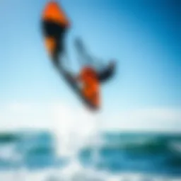 Dynamic flight of the Naish Boxer kite above the ocean
