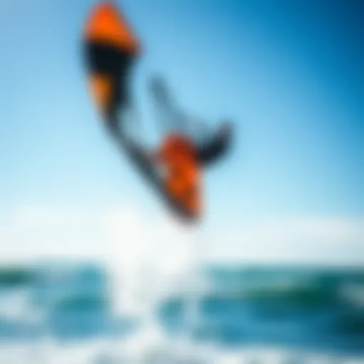 Dynamic flight of the Naish Boxer kite above the ocean
