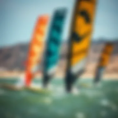 Diverse Range of Naish Kitefoil Models Variety of Naish kitefoil models for different riding styles