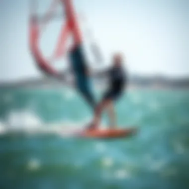 Performance of Naish Kitefoils in Action Performance demonstration of Naish kitefoils on water