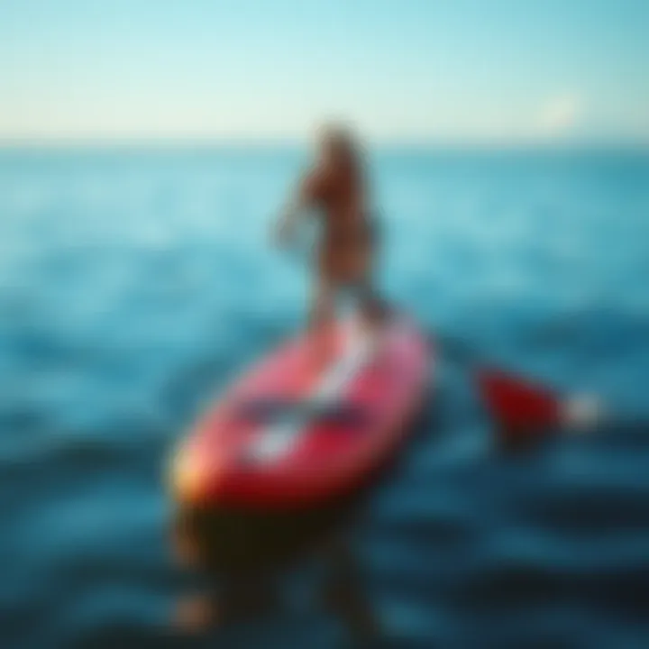 Experience Paddleboarding with Naish SUP Paddleboarding on a Naish SUP in serene waters