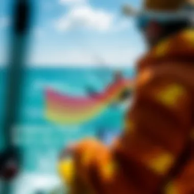 Meteorological Data Insights for Kiteboarding Enthusiasts Infographic illustrating meteorological data relevant to kiteboarding