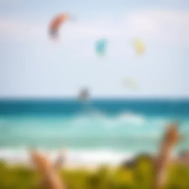 Finding Perfect Kiteboarding Spots Kiteboarding location with ideal wind conditions