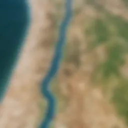 A detailed view of the NJ wind speed map highlighting different regions