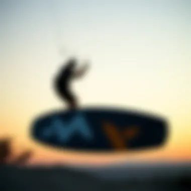 Sleek Design of North Prime Kiteboard Showcasing the sleek design of the North Prime Kiteboard