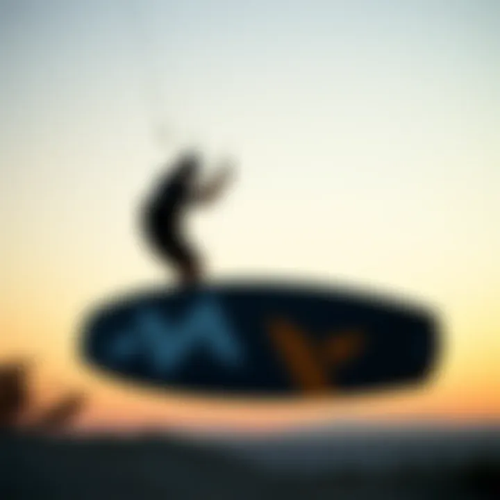 Sleek Design of North Prime Kiteboard Showcasing the sleek design of the North Prime Kiteboard