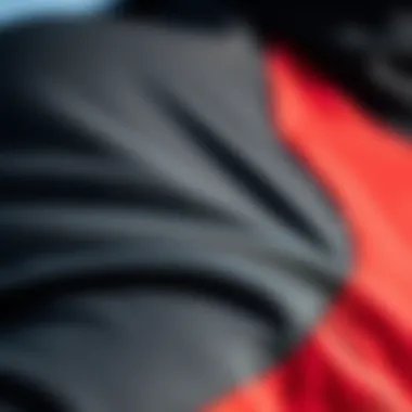 Material Composition of the Ocean Rodeo Drysuit Close-up of the material composition of the Ocean Rodeo Drysuit