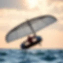 Ocean Rodeo Wing flying over water