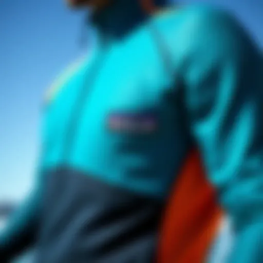 Detailed view of Patagonia springsuit design showcasing its unique features