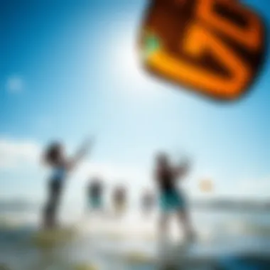 Community of Enthusiasts with Pro Kites USA Group of kiteboarders enjoying a sunny day on the water