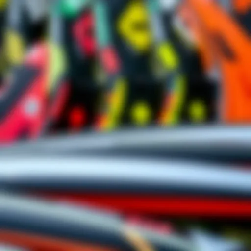 Diverse Selection of Wing Foils A variety of wing foils displayed for selection