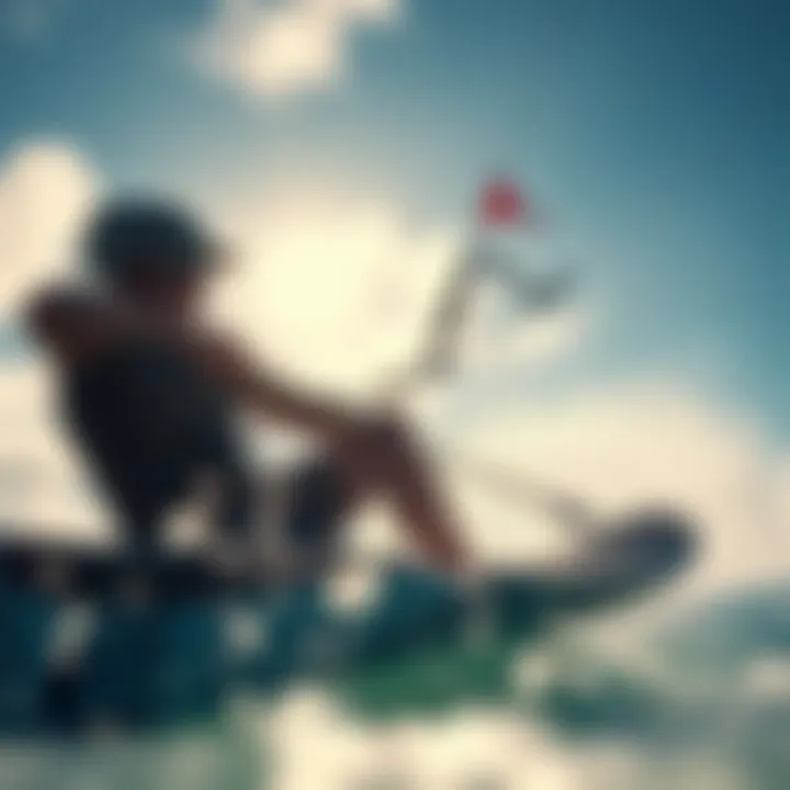 RinseKit for Kiteboarding Demonstration of RinseKit during kiteboarding