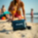 RinseKit at the Beach RinseKit in action during a beach day